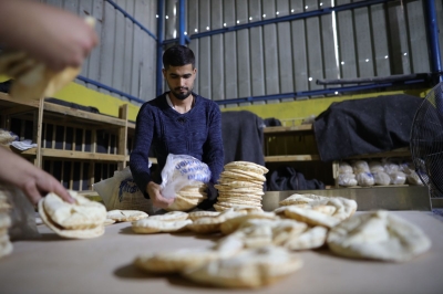 المخبز الأردني المتنقل المزود الوحيد حاليا للخبز في غزة