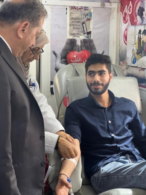 نقطة دم تعني حياة: جامعة عمان العربية تنظم حملة تبرع بالدم بمشاركة واسعة