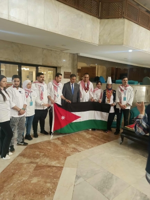 مهرجان نيلسون مانديلا  .. طهاة الاردن يحصلون على كأس الفرق للاكلات التراثية والمركز الاول عن اكلات انترناشونال