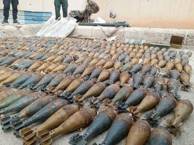 العثور على أسلحة وذخائر مدفونة في ريف درعا