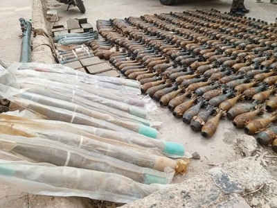 العثور على أسلحة وذخائر مدفونة في ريف درعا