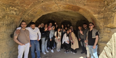 (الشرق الأوسط) تعزز الوعي المعماري والبيئي عبر رحلة ميدانية للكرك والطفيلة