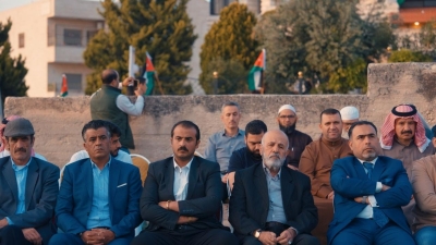 وقفة لعشائر الحنيطي واهالي ابوعلندا دعما للقوات  الأمنية  ومواقف الملك