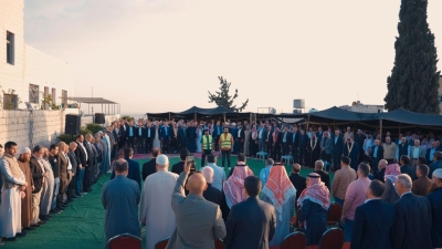 وقفة لعشائر الحنيطي واهالي ابوعلندا دعما للقوات  الأمنية  ومواقف الملك