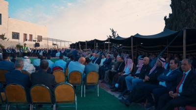 وقفة لعشائر الحنيطي واهالي ابوعلندا دعما للقوات  الأمنية  ومواقف الملك