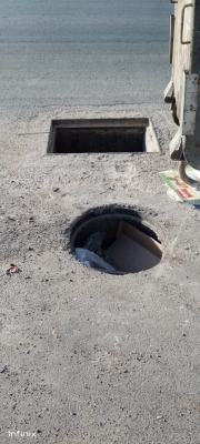 سرقة أغطية المناهل تتصاعد في عمّان - صور