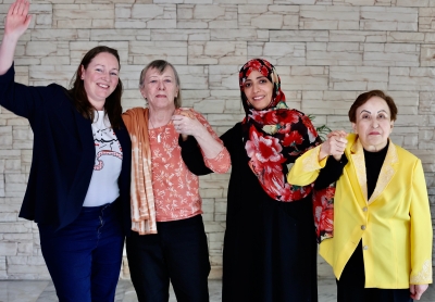 حائزات على جائزة نوبل للسلام يطالبن بوضع حد فوري للإبادة الجماعية