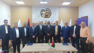 اتفاقية تعاون بين صناعة الأردن و غرف التجارة والصناعة والزراعة الليبية