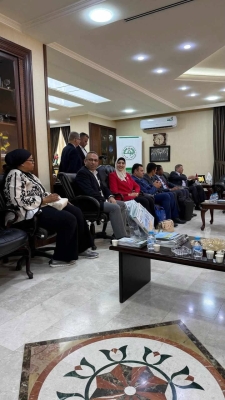 الشماغ الأردني زين الوفود العربية الذين احتفلوا بالعيد الـ45 لتأسيس جمعية العلاج الطبيعي الأردنية