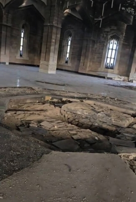 مجهولون ينبشون قبر حافظ الأسد - فيديو وصور