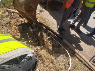 ضبط اعتداءات مياه مخالفة في الضليل على أراضي خزينة الدولة - فيديو