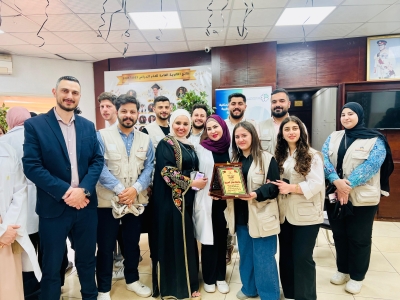 جامعة عمان العربية تشارك في فعالية صحية توعوية في مدارس الصرح الأولى