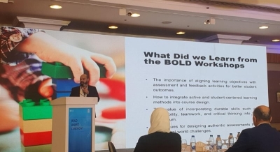 جامعة البترا تشارك في فعاليات برنامج (بـولد) لتعزيز الشراكات الأكاديمية