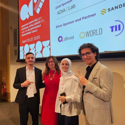 العلوم التطبيقية بالمركز الثاني عالمياً في هاكاثون جامعة نيويورك NYUAD المختص في الحوسبة الكمية