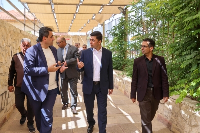 أمين عام  وزارة  الشباب في زيارة تفقدية مفاجئة للمرافق الشبابية والرياضية في محافظة الزرقاء