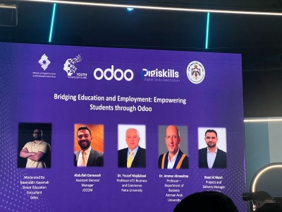 الدكتور عمار الرواحنة من عمان العربية متحدثاً رئيساً في إطلاق برنامج Odoo التعليمي