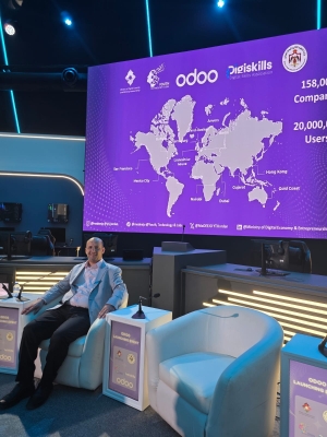 الدكتور عمار الرواحنة من عمان العربية متحدثاً رئيساً في إطلاق برنامج Odoo التعليمي