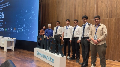 فريق من جامعة عمان العربية يشارك في ملتقى الريادة (ENGx 360 2025: Greennovate)
