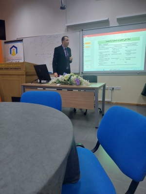 تربوية عمان العربية تعقد ورشة تدريبية لطلبتها بعنوان الاختبارات المعلمية واللامعلمية