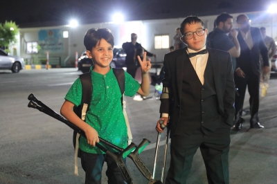 عودة 17 طفلًا فلسطينيًا إلى غزة بعد شفائهم في الأردن