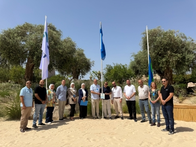 أيلة تحتفل بحصول نادي شاطئ B12 على المفتاح الأخضر وتجديده لـ ماما جايا ورفع العلم الأزرق في 3 مواقع