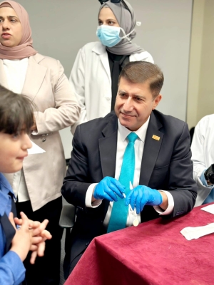 كلية طب الأسنان في الجامعة الهاشمية  تنظم مبادرة توعوية بصحة الفم والأسنان في مدارس الأمل للغة الإشارة 