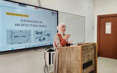 كلية الهندسة في عمان العربية تستضيف الخريجة المهندسة الدويك لإلقاء محاضرة حول أساسيات التصميم المعماري