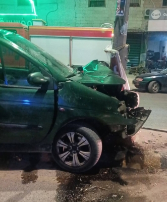 الأردن.. إصابة 7 أشخاص بحادث تصادم بين 4 مركبات في مادبا - صور