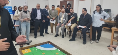 طلبة قسم علم البيانات والذكاء الاصطناعي في (عمان العربية) يبدعون في مسابقة     Ball Collector Robot