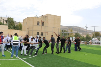 كلية الصيدلة في عمان العربية تنظم يومًا توعويًا رياضيًا تحت شعار (نحو حرم جامعي خالٍ من التدخين)