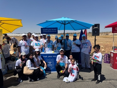 عمان الاهلية ومؤسسة رجوة تقيمان ماراثوناً خيرياً دعماً لمرضى السرطان 