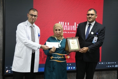 مستشفى الاستقلال يسطّر معاني الولاء والإنجاز في احتفاله بعيد الاستقلال الـ79 للمملكة