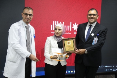 مستشفى الاستقلال يسطّر معاني الولاء والإنجاز في احتفاله بعيد الاستقلال الـ79 للمملكة