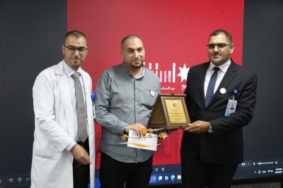 مستشفى الاستقلال يسطّر معاني الولاء والإنجاز في احتفاله بعيد الاستقلال الـ79 للمملكة