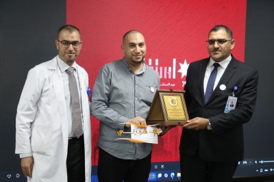 مستشفى الاستقلال يسطّر معاني الولاء والإنجاز في احتفاله بعيد الاستقلال الـ79 للمملكة