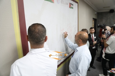 مستشفى الاستقلال يسطّر معاني الولاء والإنجاز في احتفاله بعيد الاستقلال الـ79 للمملكة