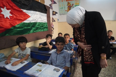 الشخاترة تتفقد مدارس قصبة المفرق وتوعز بصيانة وتحسين عدد منها