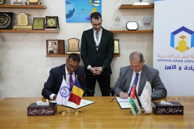 جامعة عمان العربية تُبرم اتفاقية تعاون أكاديمي دولي مع جامعة (بوغدان فودا) الرومانية ضمن برنامج إيراسموس+
