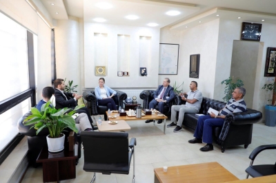 رئيس جامعة عمان العربية يستقبل وفداً من الوكالة الألمانية للتعاون الدولي giz  