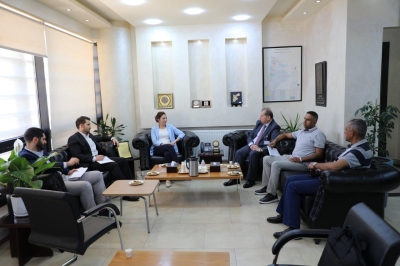 رئيس جامعة عمان العربية يستقبل وفداً من الوكالة الألمانية للتعاون الدولي giz  