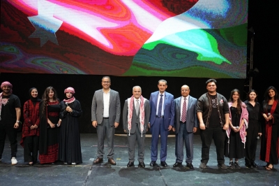 بالصور ... كرنفال احتفالي بهيج  في عمان الأهلية  بعيد الاستقلال