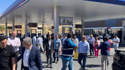 زيارة شركة جليباركو   Gilbarco Veeder-Root العالمية لشركة المناصير للزيوت والمحروقات