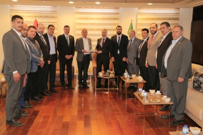 الجغبير :  القطاع الصناعي مستعد للمساهمة في اعادة تأهيل معبر درعا الحدودي