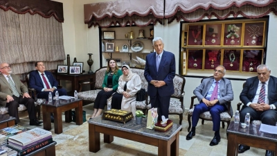 النسور يستقبل وفد مبادرة الحوار المجتمعي