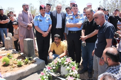 تشييع جثمان الرقيب عاصم عبدالله محمد النوايسة