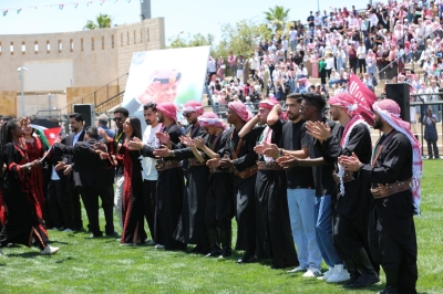 جامعة الزيتونة الأردنية تحتفل بعيد الاستقلال