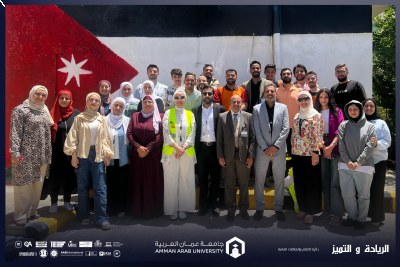 جامعة عمان العربية تُشارك في مبادرة تطوعية في مدرسة أبو حامد