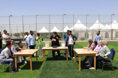 (عمان العربية) تُشعل روح التنافس بين طلبتها في مسابقات التحدي بحضور المؤثر أديب السمكي