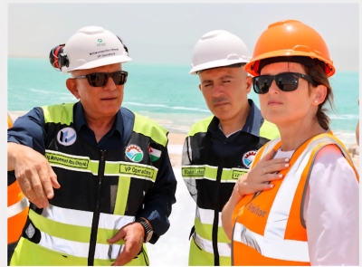 الرئيس التنفيذي للاتحاد الدولي للأسمدة تزور  شركة البوتاس العربية