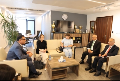 الرئيس التنفيذي للاتحاد الدولي للأسمدة تزور  شركة البوتاس العربية